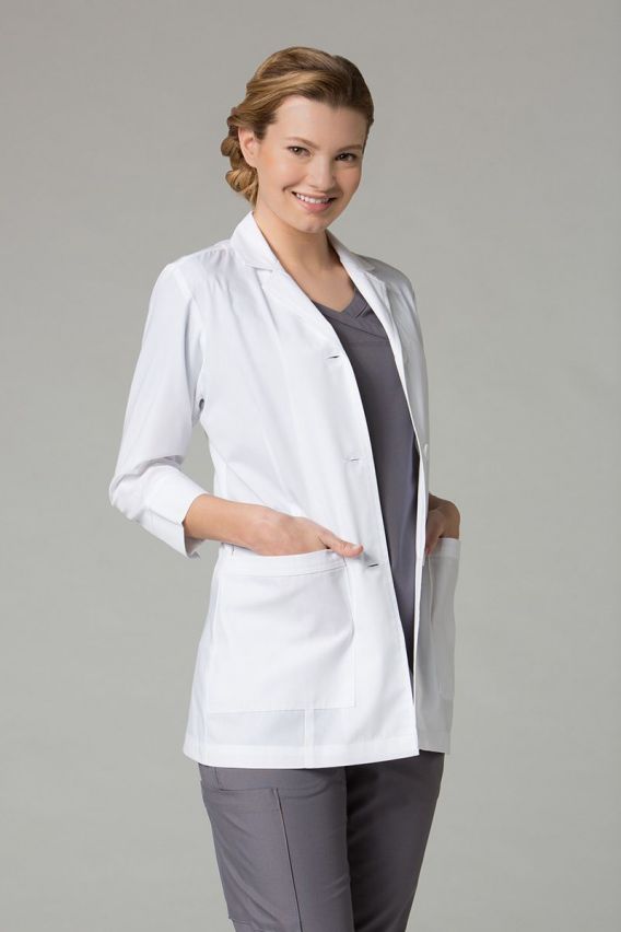 Women’s Maevn Red Panda 3/4 sleeve lab coat-1