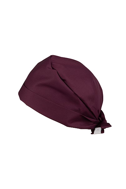 Sunrise Uniforms Fresh scrubs cap burgundy (roll-up)