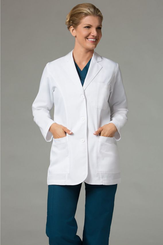 Women’s Maevn Classic lab coat-1