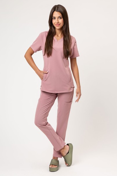 Women’s Uniforms World 518GTK™ (Lucy top, Alivia trousers) scrubs set blush pink-1