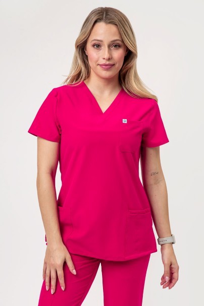 Women's Uniforms World 309TS™ Valiant scrub top raspberry-1