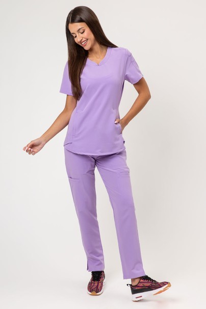 Women’s Uniforms World 518GTK™ (Lucy top, Alivia trousers) scrubs set lavender-1