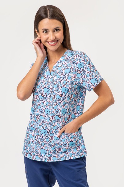 Women's Sunrise Uniforms Prints scrub top Fix My Smile-1