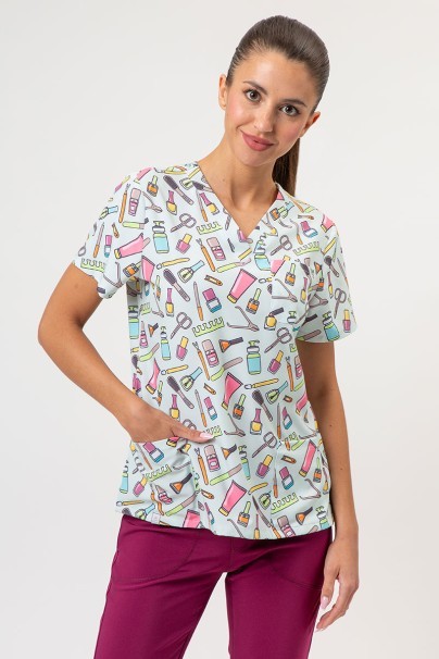 Women's Sunrise Uniforms Prints scrub top Beauty Boost-1