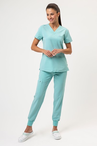 Women’s Uniforms World 518GTK™ Phillip scrubs set aqua-1