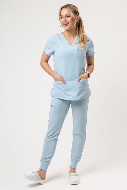 Women’s Uniforms World 518GTK™ Phillip scrubs set ceil blue-1
