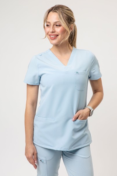 Women's Uniforms World 518GTK™ Phillip scrub top ceil blue-1