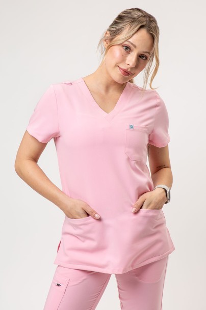 Women's Uniforms World 518GTK™ Phillip scrub top pink-1