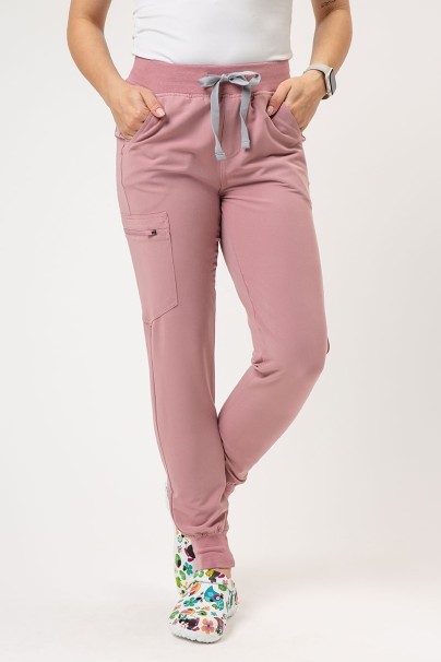 Women's Uniforms World 518GTK™ Avant Phillip scrub trousers blush pink-1