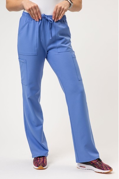 Women's Cherokee Ultra Cargo scrub trousers ceil blue-1