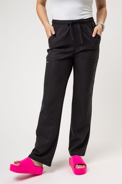 Women's Cherokee Ultra Cargo scrub trousers black-1