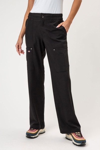 Women's Dickies EDS NXT Wide Leg scrub trousers black-1