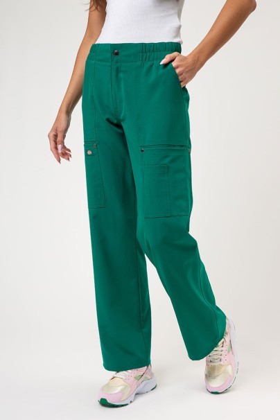 Women's Dickies EDS NXT Wide Leg scrub trousers hunter green-1