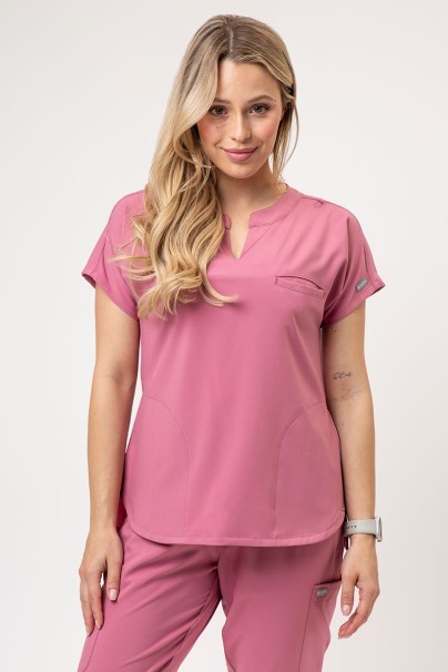 Women's Maevn Momentum Dolman scrub top blush pink-1