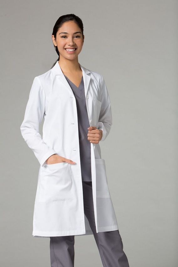 Women’s Maevn Red Panda long lab coat-1