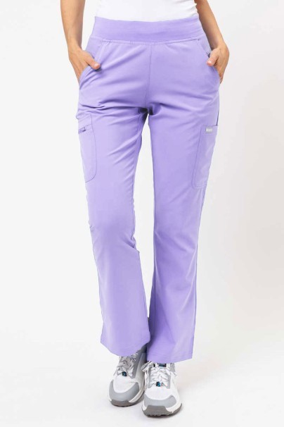 Women's Maevn Momentum Flare Leg jogger scrub trousers lavender-1