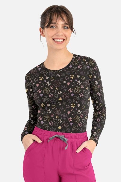 Women’s Maevn Bestee long sleeve top Peace Love Paws-1
