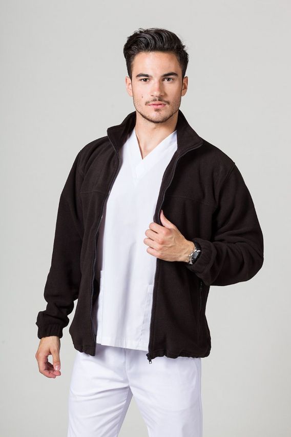 Men’s Malfini Fleece top black-1