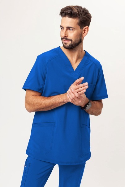 Men’s Cherokee Infinity V-neck scrub top royal blue