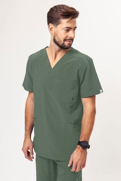 Men’s Cherokee Infinity V-neck scrub top olive