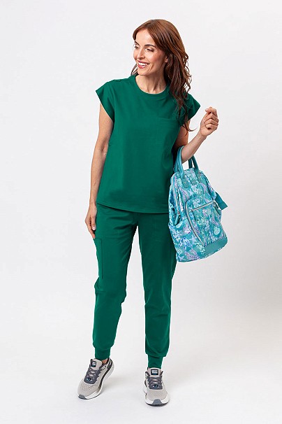 Women's Cherokee Achieve scrubs set green