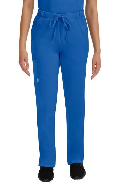 Women's Healing Hands Rebecca Flare scrub trousers royal blue-1