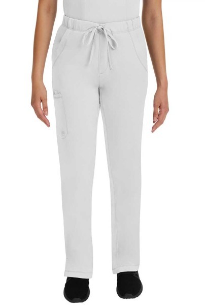 Women's Healing Hands Rebecca Flare scrub trousers white-1