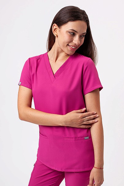 Women’s Sunrise Lite Shift scrub top raspberry