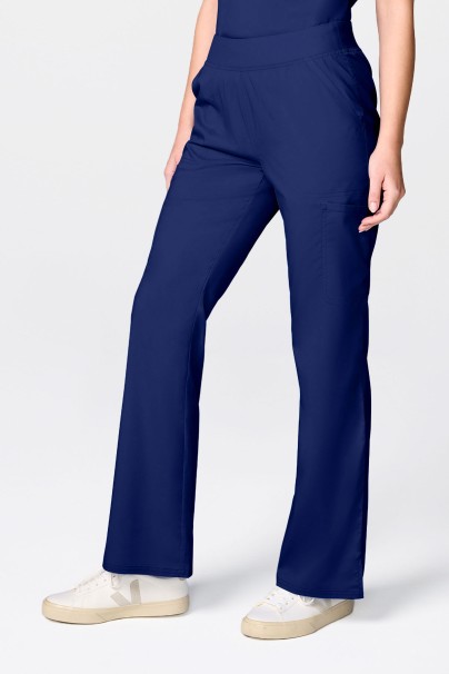 Women's Cherokee Revolution Flared scrub trousers navy