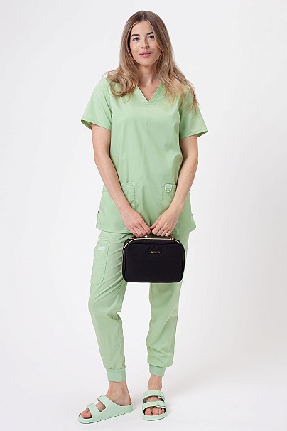Women's Cherokee Revolution Soft scrubs set pistachio