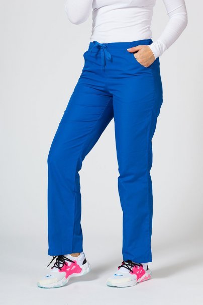 Women’s Maevn Red Panda scrub trousers royal blue-1