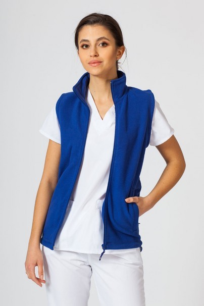 Women’s Malfini Fleece vest blue-1