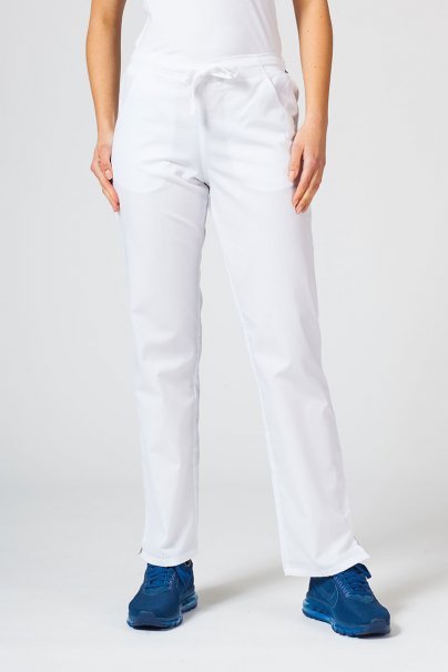 Women’s Maevn Red Panda scrub trousers white-1