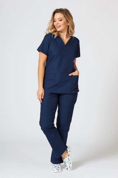 Women's Maevn Red Panda scrubs set true navy-1