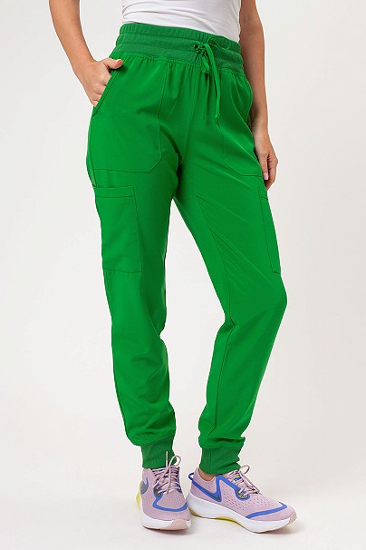 Women’s Dickies EDS Essentials Mid Rise jogger scrub trousers fern green