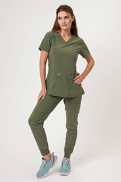 Women's Dickies EDS Essentials Jogger scrubs set olive