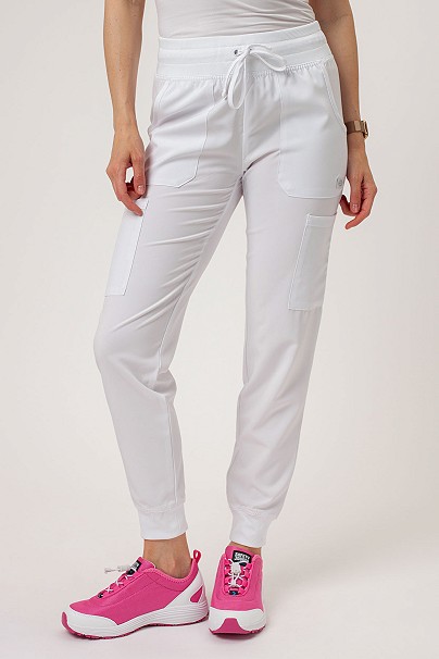 Women’s Dickies EDS Essentials Mid Rise jogger scrub trousers white