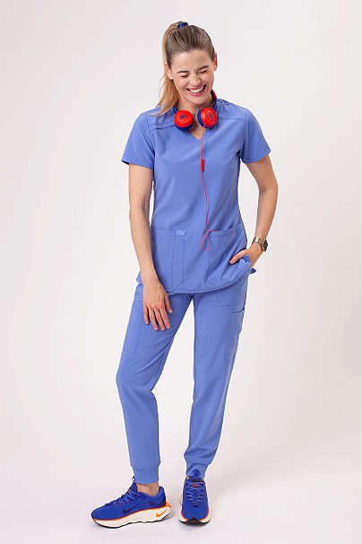 Women's Dickies EDS Essentials Jogger scrubs set ciel blue