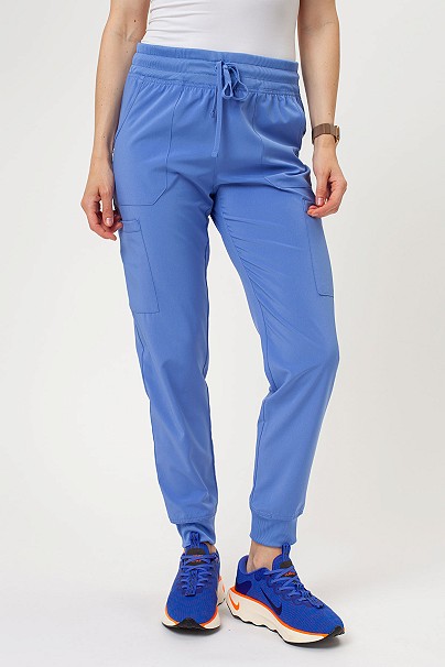 Women’s Dickies EDS Essentials Mid Rise jogger scrub trousers ciel blue