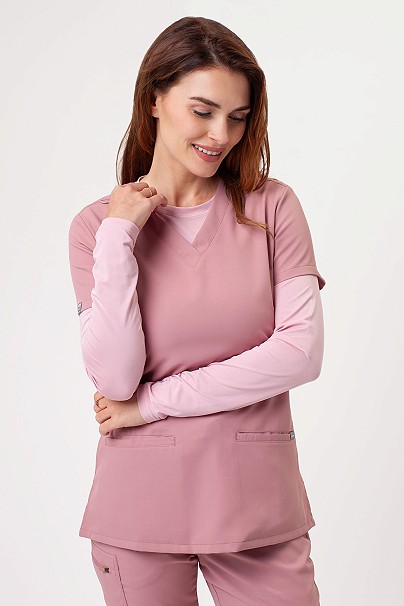 Women’s Sunrise Lite Shift scrub top blush pink