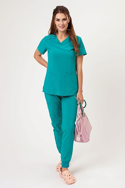 Women's Dickies EDS Essentials Jogger scrubs set teal blue