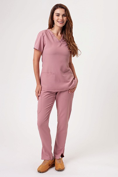 Women's Sunrise Lite Split scrub set blush pink