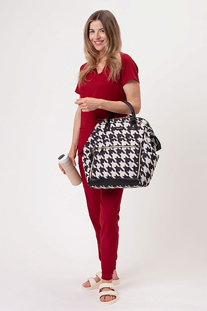 Women's Sunrise Lite Fit jogger scrub set burgundy