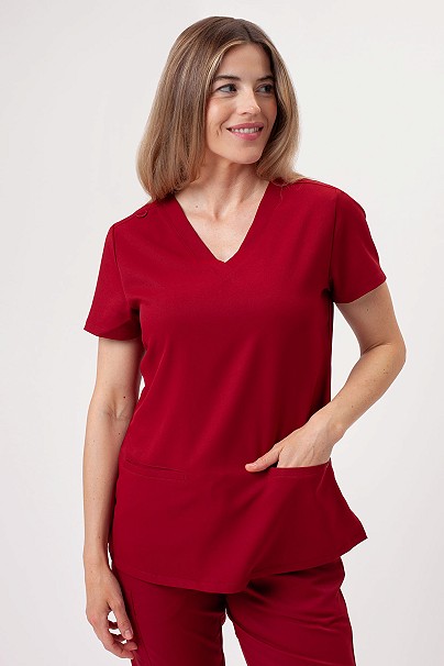 Women’s Sunrise Lite Shift scrub top burgundy