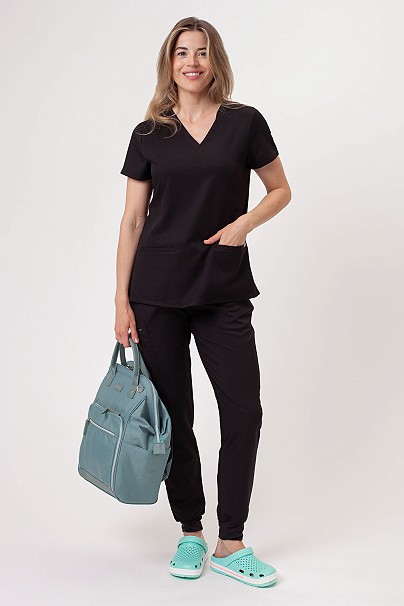 Women's Sunrise Lite Fit jogger scrub set black