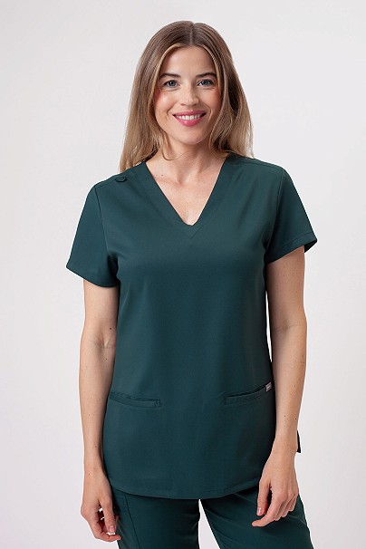 Women’s Sunrise Lite Shift scrub top bottle green