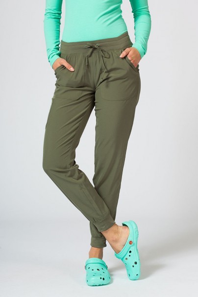 Women's Maevn Matrix Impulse jogger scrub trousers olive-1