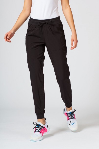 Women's Maevn Matrix Impulse jogger scrub trousers black-1