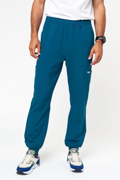 Men's Maevn Momentum Fly Cargo jogger scrub trousers caribbean blue-1