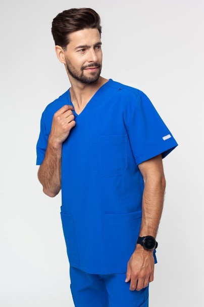 Men's Maevn Momentum V-neck scrub top royal blue-1